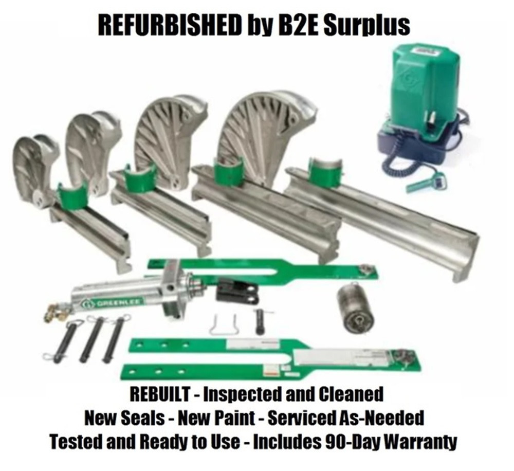 4" Greenlee #881CTE980, Cam Track Hydraulic Conduit Bender, 2-1/2" - 4" EMT/IMC/Rigid, One-Shot 90°, w/980