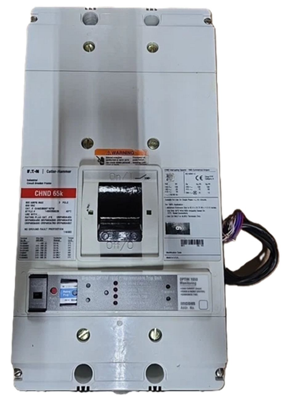 800 Amps, Eaton #CHND3800T107W, Series C NG-Frame Electronic Molded Case Circuit Breaker, 600 Volts AC