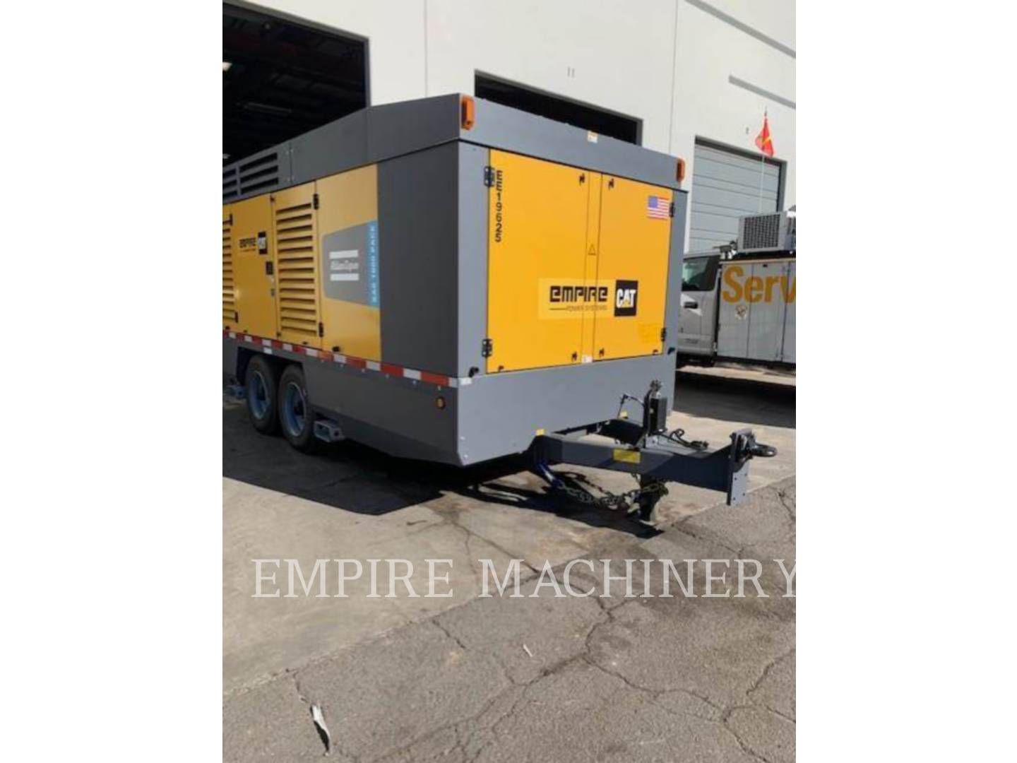 Atlas-Copco XAS1800CD, 990 hours, S/N: UVC400100, 2022