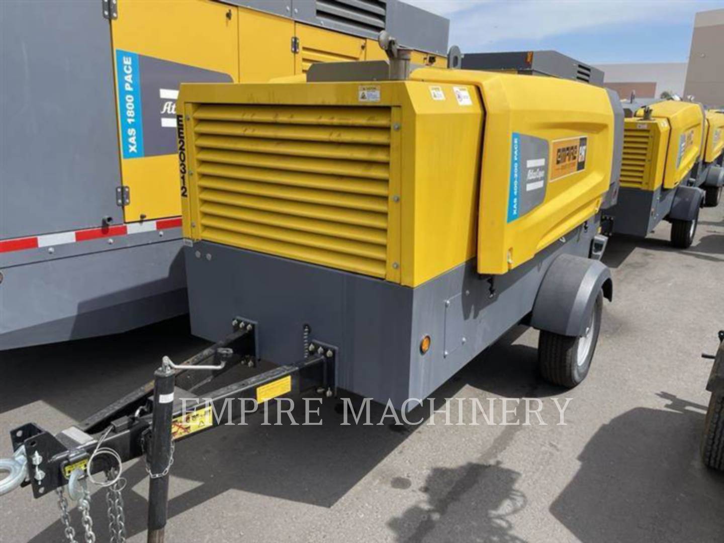 Atlas-Copco XAS400CD, 1067 hours, S/N: UVC302036, 2024