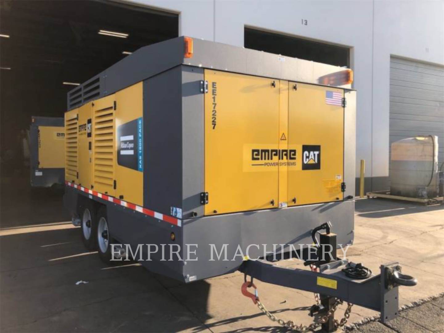 Atlas-Copco XAS1800CD, 2749 hours, S/N: HOP091726, 2021