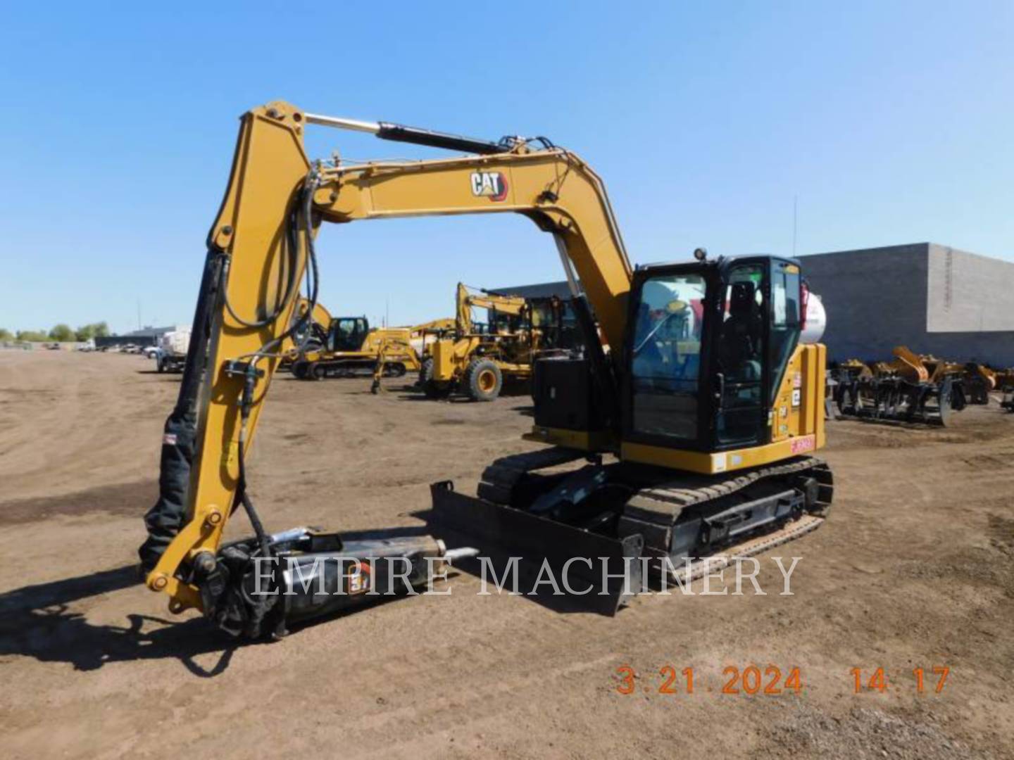 Caterpillar 307.5-07 L, 1667 hours, S/N: GW703265, 2022