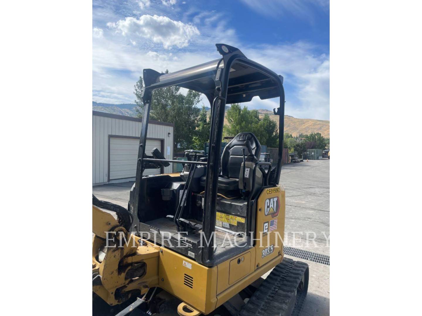 Caterpillar 303.5-07, 1171 hours, S/N: RE901782, 2022