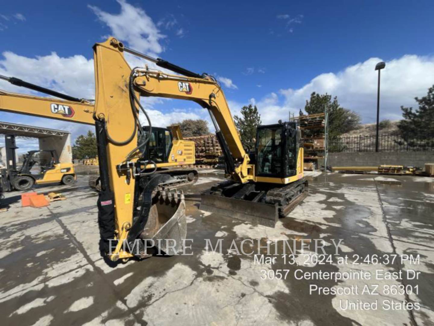Caterpillar 308-07 L, 4385 hours, S/N: GG803578, 2021