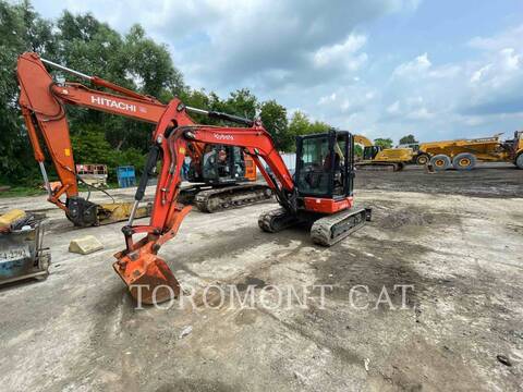 Kubota Tractor Corporation U55-5, Mini Excavator, 1438 hours, S/N: KBCDZ57CCN3C11636, 2022
