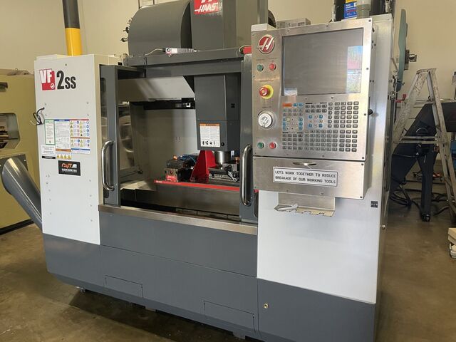 Haas #VF-2SS, CNC vertical machining center, 30" X, 16" Y, 20" Z, 36" x 18" table, 12,000 RPM, 40 taper, 20