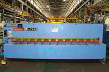 1/4" x 12' Niagara #SP-12-1/4, squaring arm, (2)front supports, dial-in front operated power back gauge