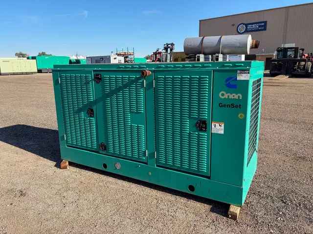 100 KW Cummins #LSG-875I-6005-A, Natural gas generator, enclosed, 277/480 Volts, 915 hours, 1998