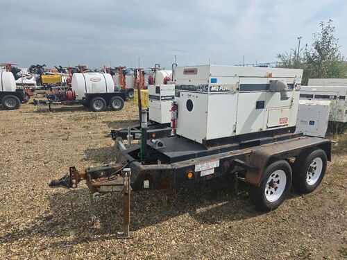 20 KW Multiquip #DCA-20SPXU2, diesel generator set, 120/240 Volts, 1-phase, 30 HP @ 1800 RPM, Isuzu 4LE2