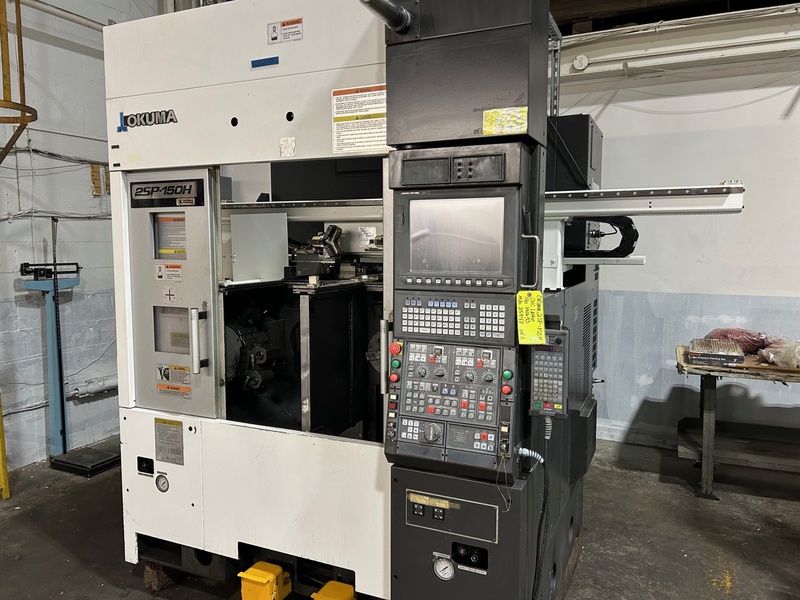 Okuma #2SP-150H, CNC lathe, OSP-P300L Control, 13.7" swing, 3-jaw 8" chuck, 2" bar, pendant Control, 2015