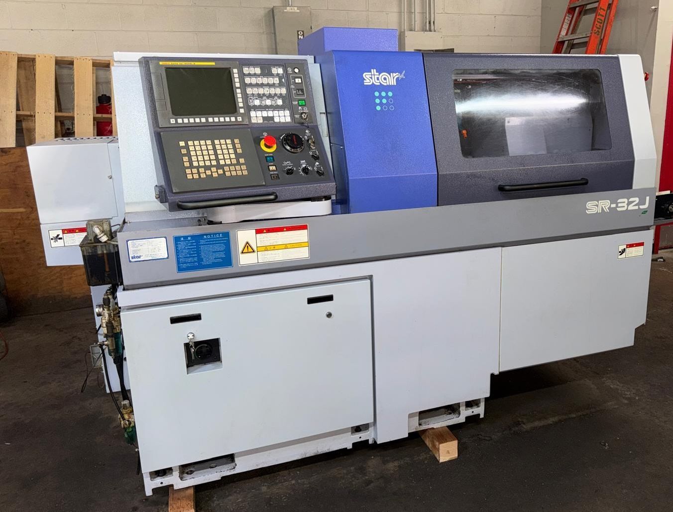 Star #SR-32-J, CNC Swiss lathe, Fanuc 32i-B, 12' LNS bar feed, 2015