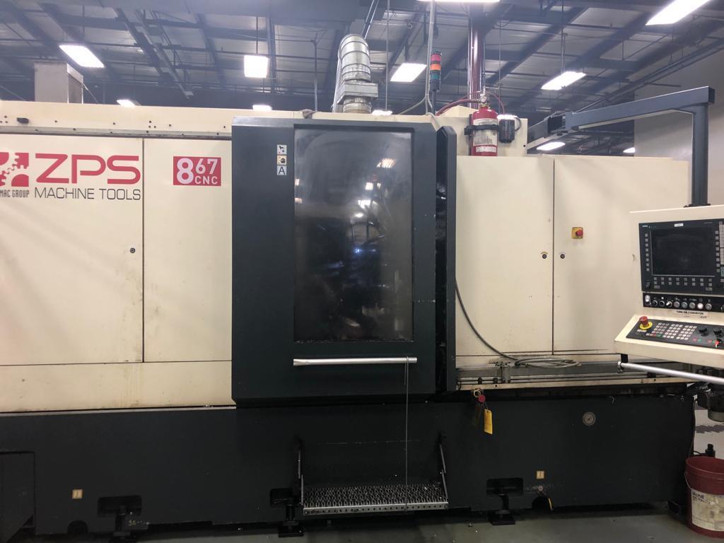 ZPS #TMZ-867, CNC multi-spindle, Siemens Control, Riede chiller, Absolent mist collector, serial #V867A0040