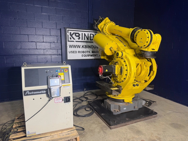 Fanuc M-900iA/600, 6-Axis Robot, 600 kg payload, 2832 mm reach, R-30iB Controller, teach pendant, cables