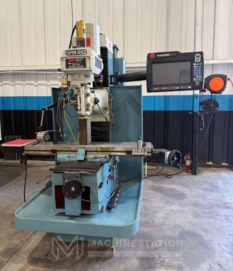 Southwestern Industries #Trak-DPM-RX2, CNC vertical mill, 9" x49" tbl., 3 HP, 31" X, 16" Y, 23.25" Z, R8