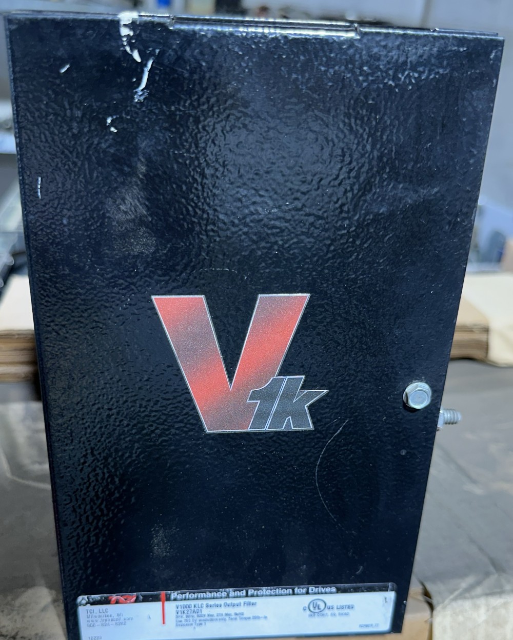 Trans-Coil Inc. #V1K27A01, V1000 KLC Output Filter, 3-Phase, 60 Hz, 600V Max., 27A Max.