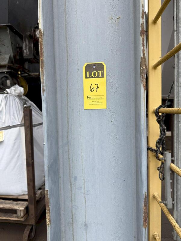 31,000 cfm IVI #PA16x24x144, Top Access Pulse Bag Dust Collector, 150 HP Nema motor, New York Blower 48BC