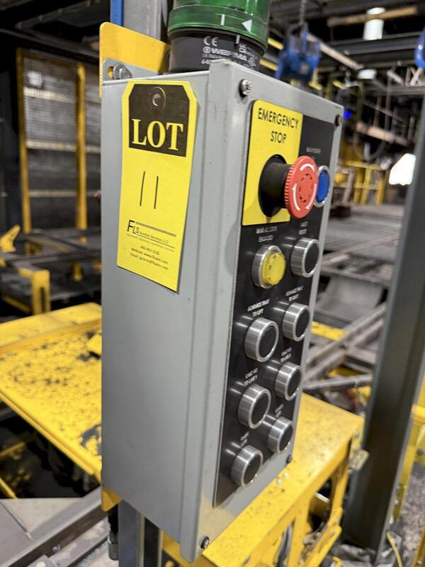 Automated Mold Pallet System, return lift table, dump system, carts, controls, weight & jacket return, 2025