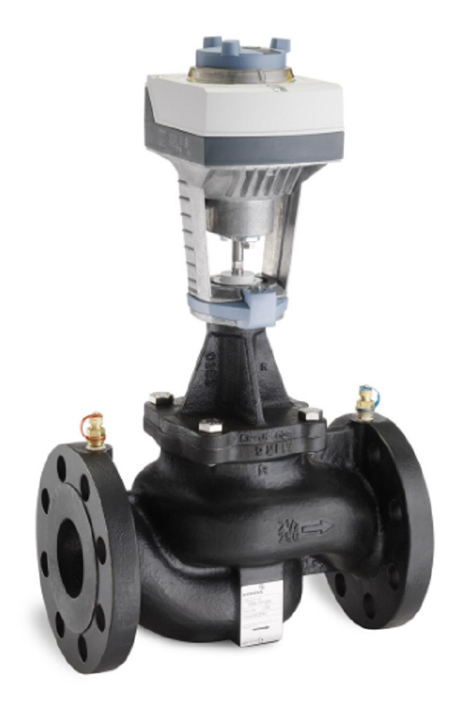 4" Siemens #378-07322, 2-Way Pressure Independent Control Valve, 300 GPM, Cast Iron Body, Stainless Stem