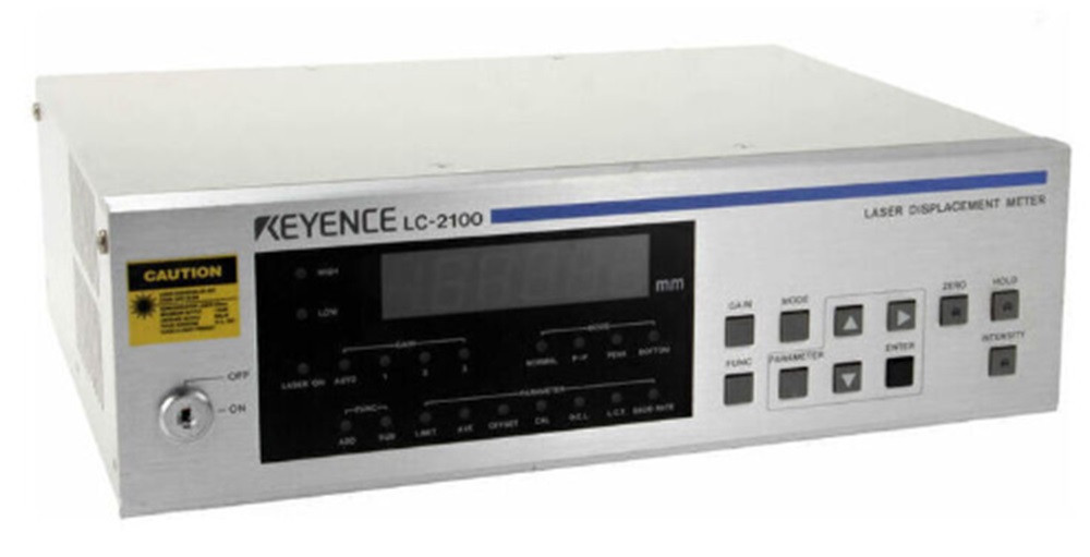 Keyence #LC-2100, Laser Displacement Meter, Refurbished