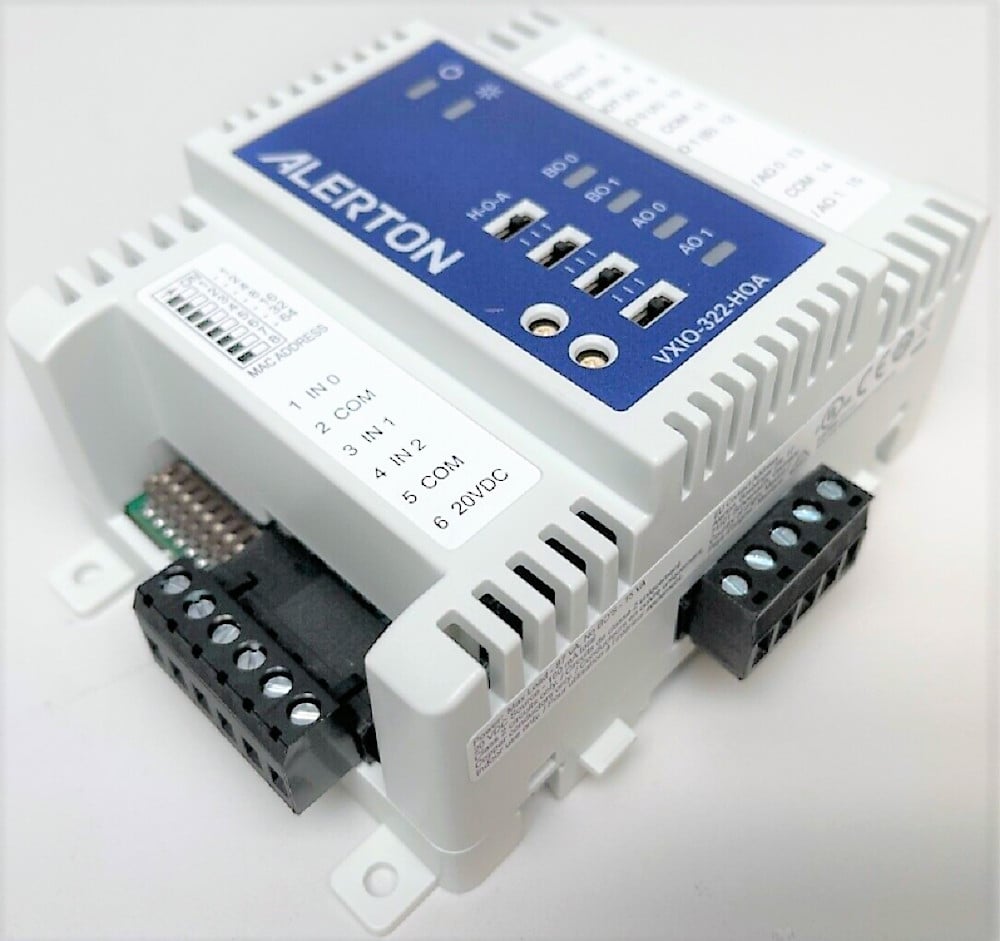 Alerton #VXIO-322-HOA, BACnet VisualLogic I/O Module, NEW