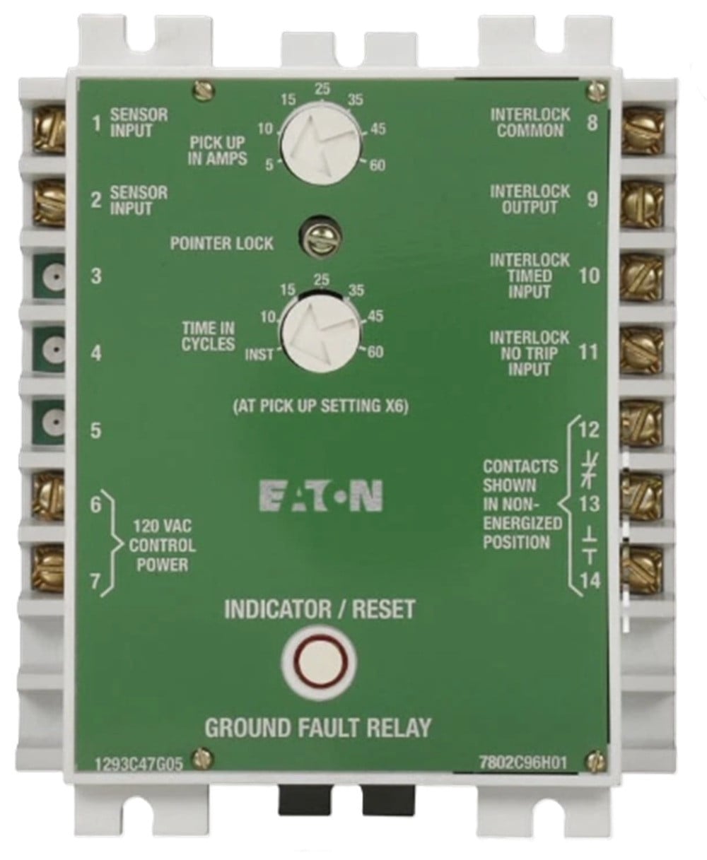 Cutler-Hammer #GFR60E, Ground Fault Relay, NEW