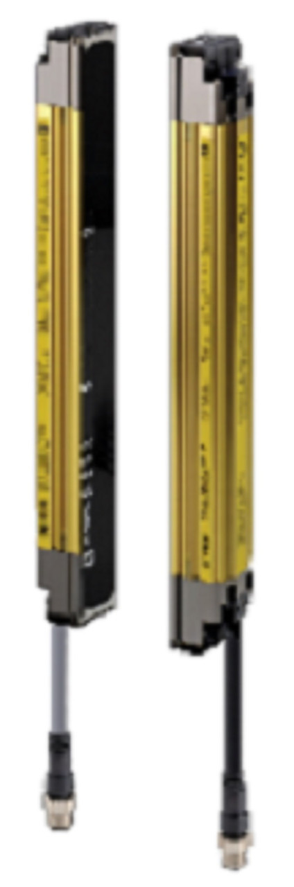 Omron #F3SJ-A0905P20, Safety Light Curtain Set, 20mm Res, 905 mm Protect Height, Refurbished