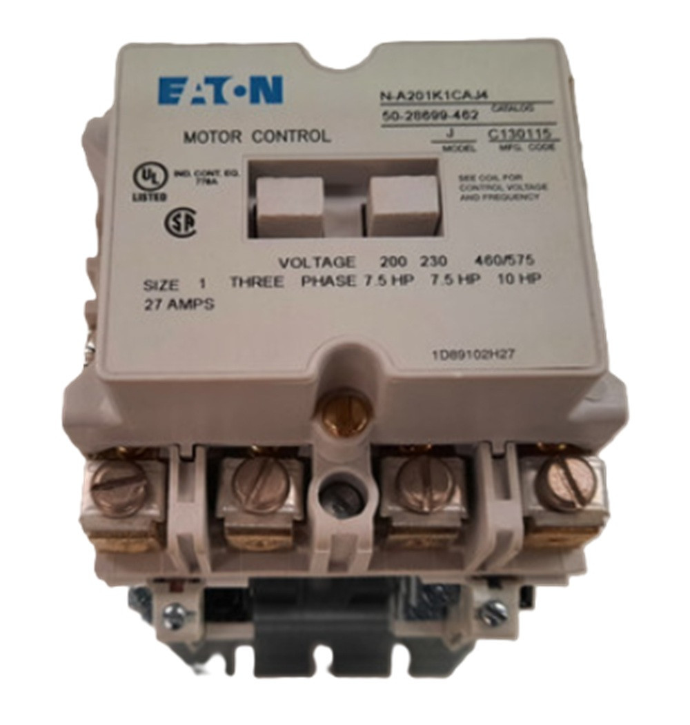 Eaton #N-A201K1CAJ4, A201 Contactor, 4NO 4NC, 120 Volts AC, NEMA 1, NEW