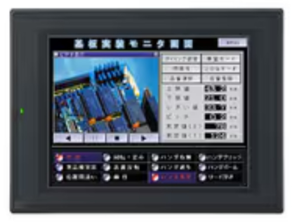 Keyence #VT2-8TB, 8" VGA TFT Color Touch Panel, Refurbished