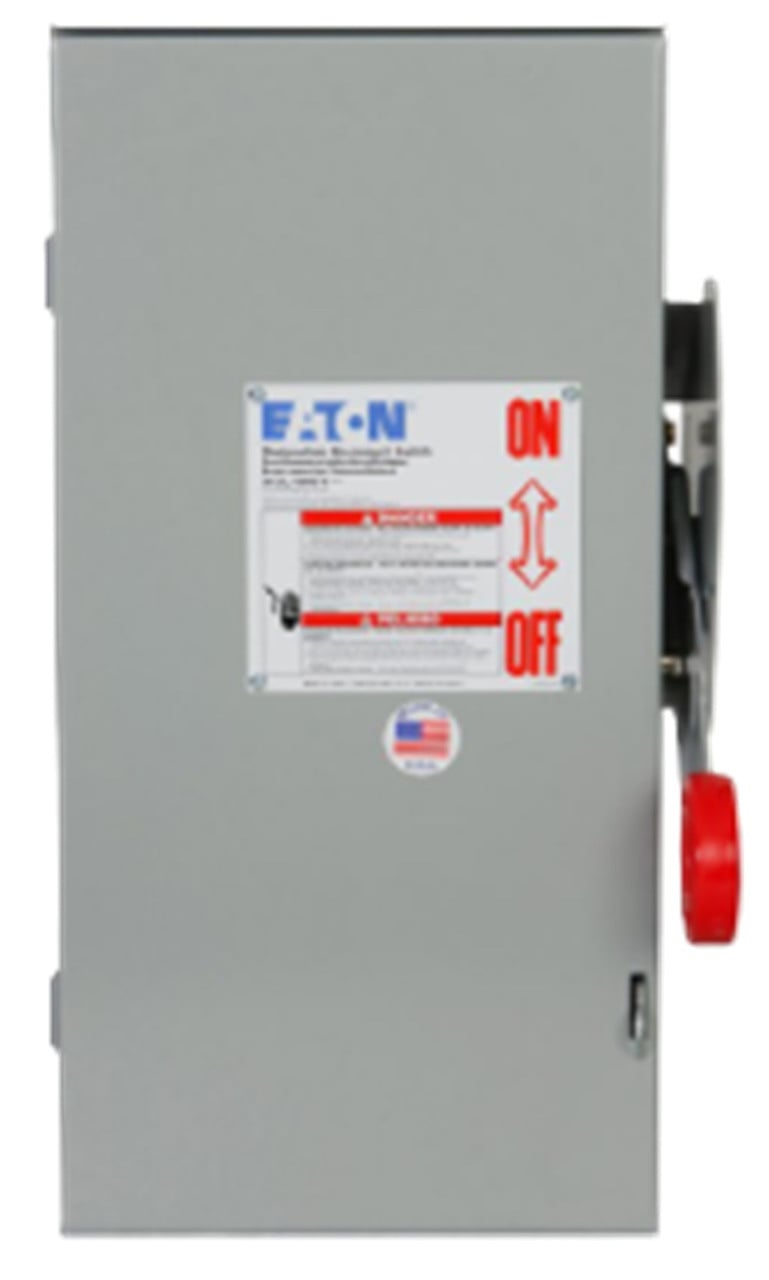 30 Amp. Eaton #DCU1101URM, Heavy Duty Disconnect, DC Solar Applications, NEW