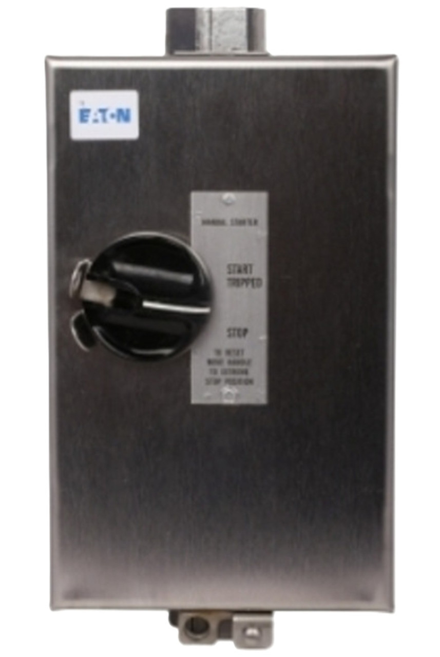 100 Amp, Eaton #B100W0C, Space SVG NEMA Starter, Size 3, 20-100 Amp, Ground Fault, 480 Volts Coil, NEW