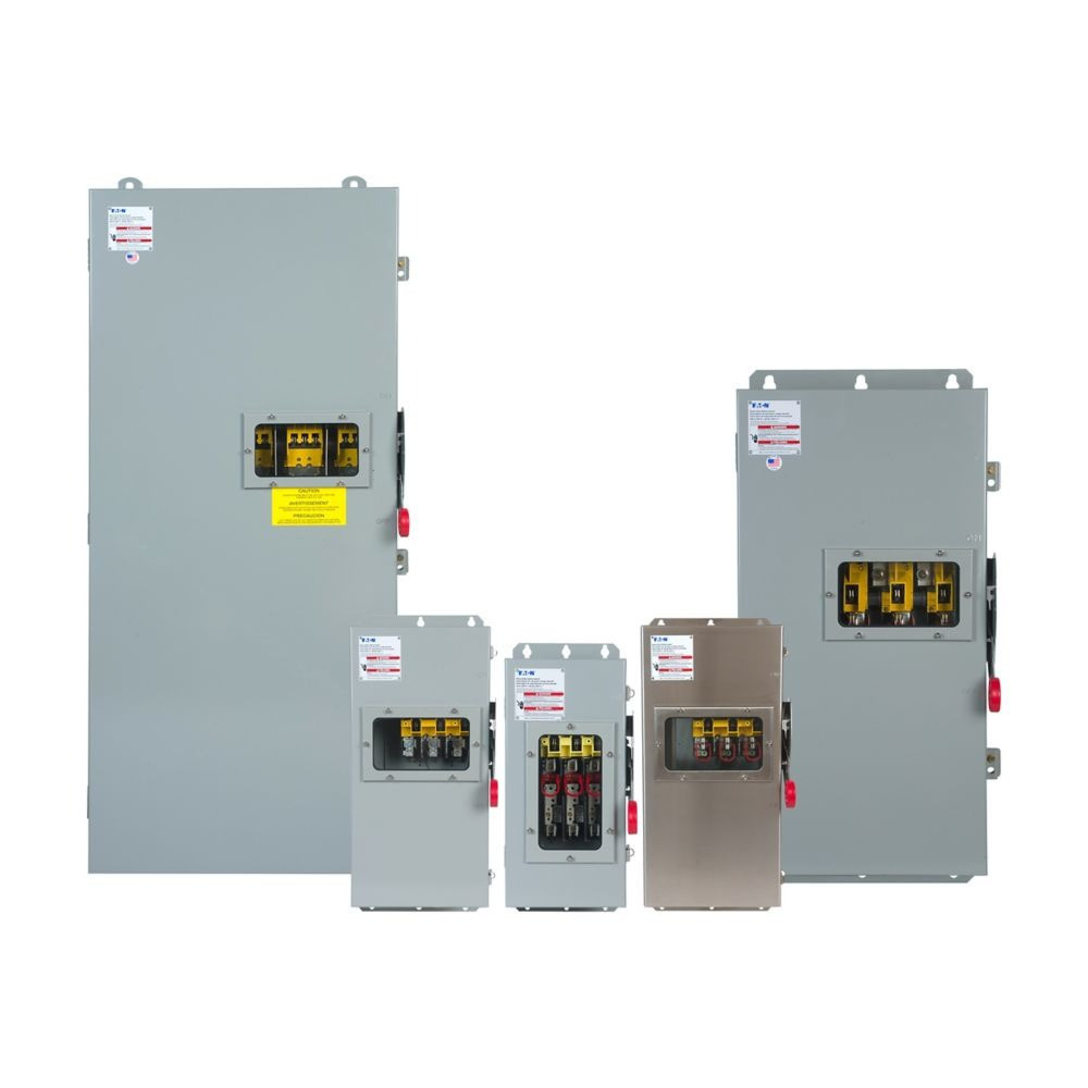 60 Amp. Eaton #DH362UDKW2, Heavy Duty Single-Throw Non-Fused Safety Switch, Single-Throw, NEW