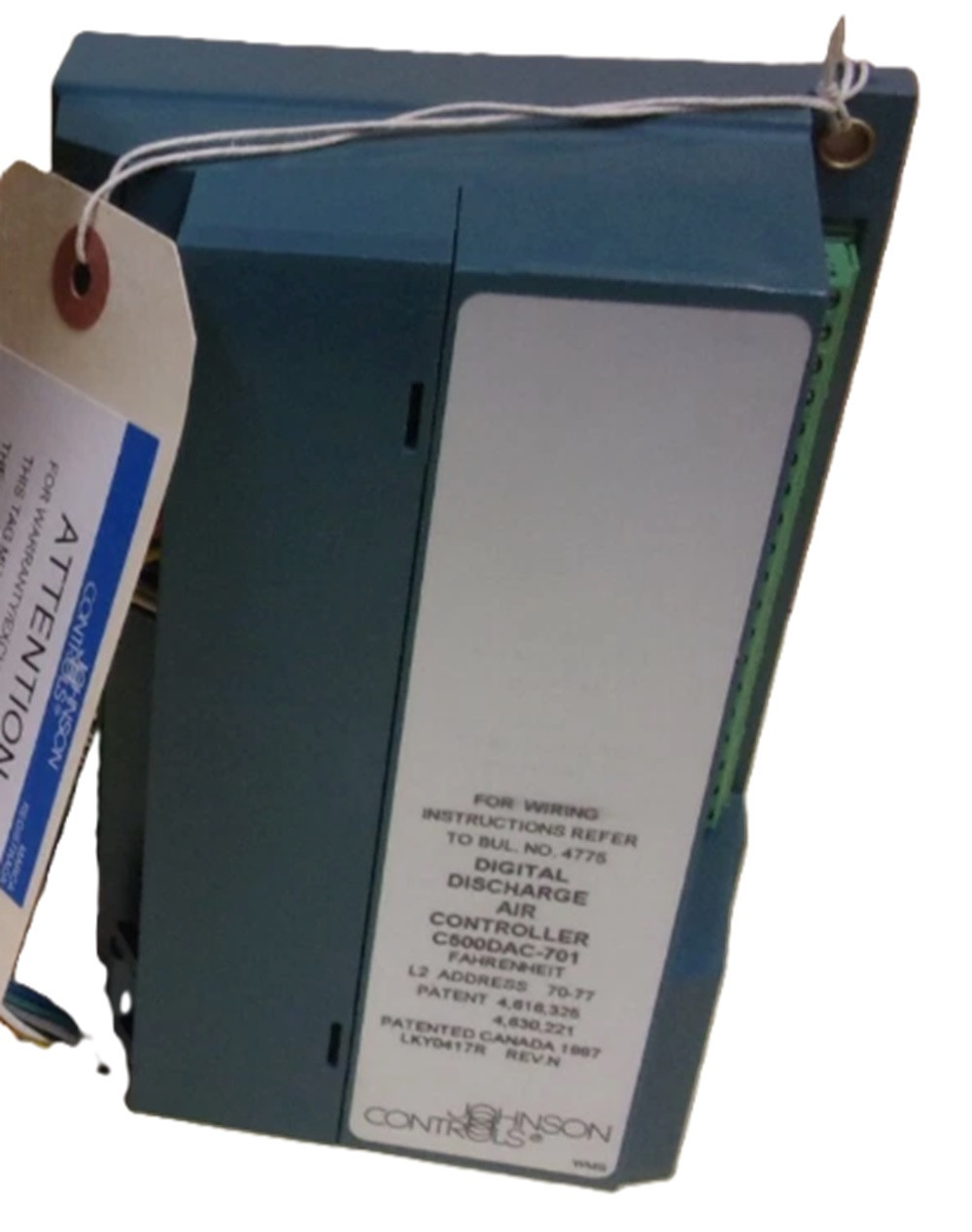Johnson Controls #C500DAC-701, Digital Discharge Air Controller, NEW