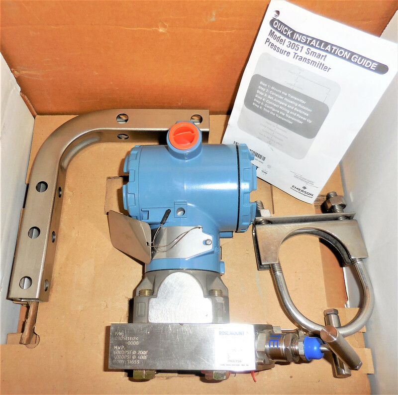 Rosemount #3051CG4A02A1AS5Q4, Series Gage Pressure Transmitter, NEW