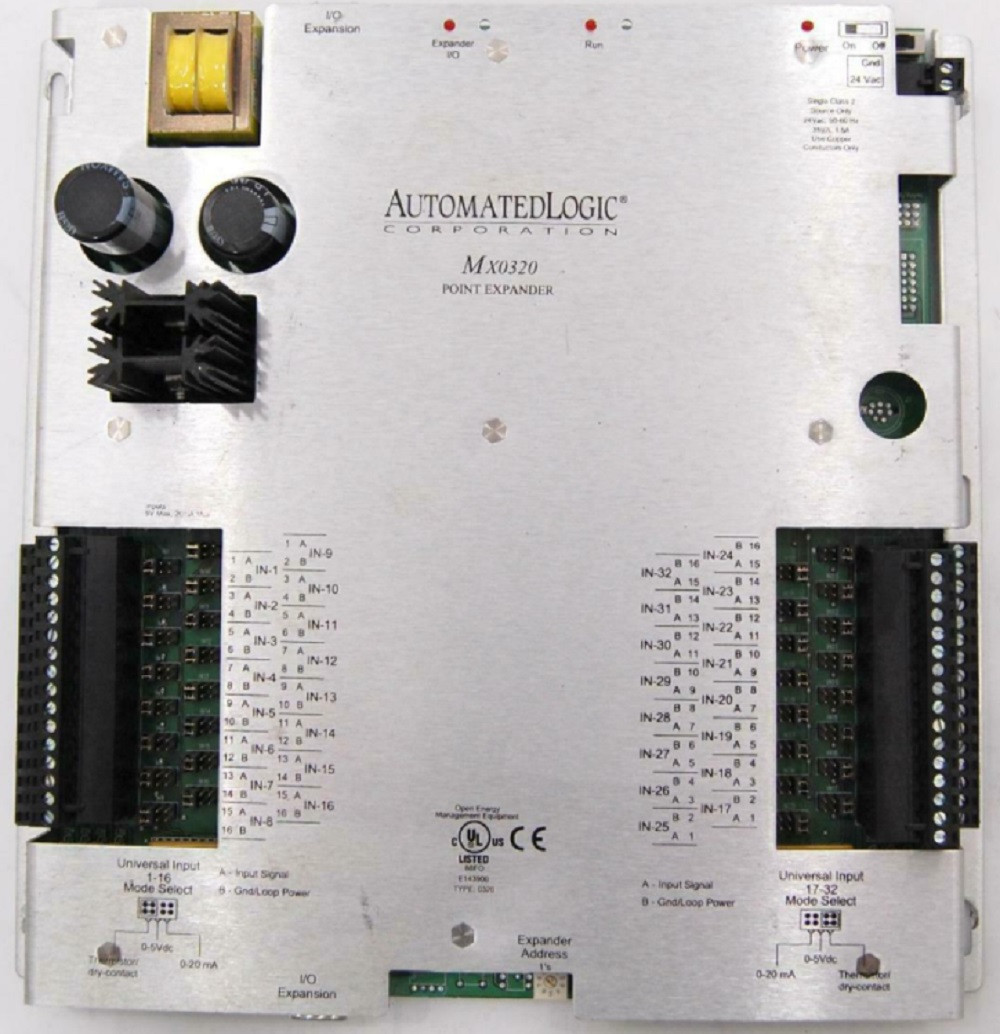 Automated Logic #MX0320, M-Line Expander Control Module, 32 Universal Inputs, NEW