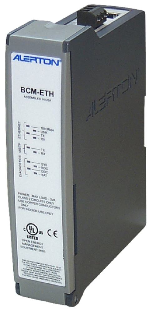 Alerton #BCM-ETH, BACtalk BACnet Ethernet Module, With MS/TP Connection, 32-Bit, NEW