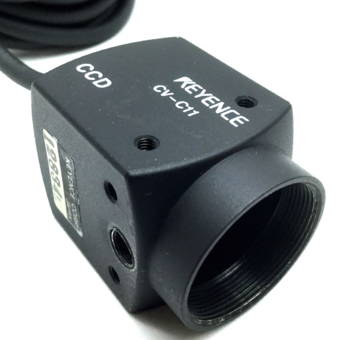 Keyence #CV-C11, Machine Vision Camera Black/White C-Mount 1/5" Monochrome CCD, Refurbished
