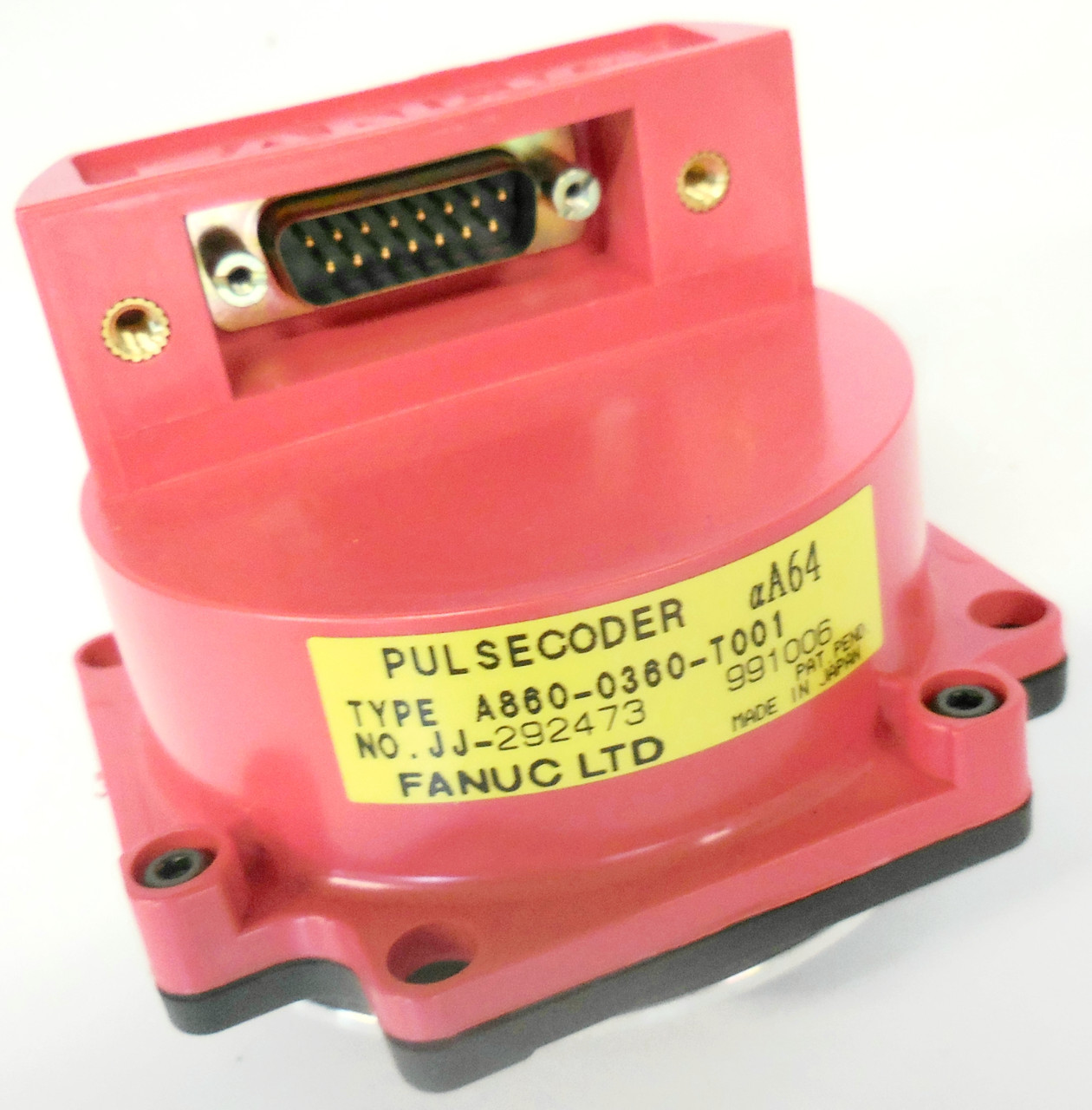 Fanuc #A860-0360-T001, Pulsecoder Encoder for Servo Motor, Refurbished