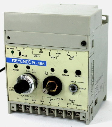 Keyence #PL-465, Sensor Head Monitor Amplifier, NEW