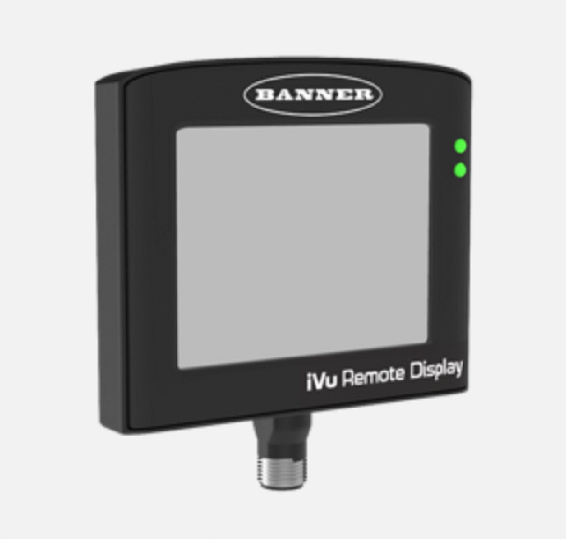 Banner #RDM35, Machine-Mountable Remote Display iVu, 3.5" Diagonal, NEW