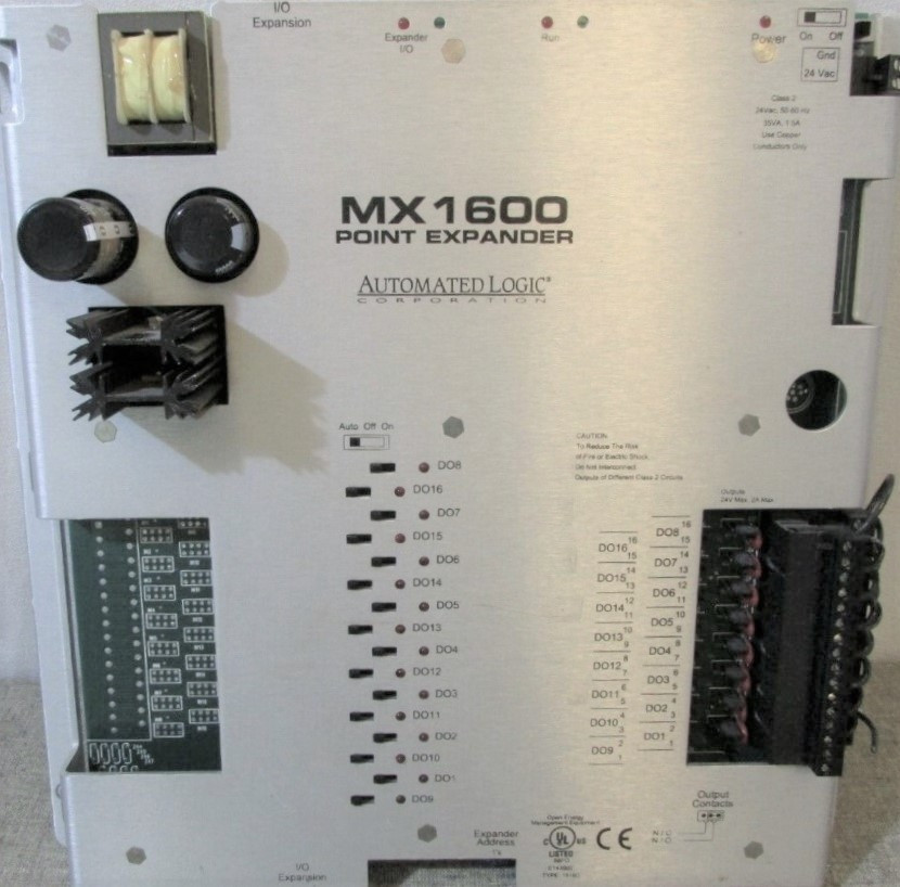 Automated Logic #MX1600, M-Line Expander Control Module, 16 Digital Outputs, NEW
