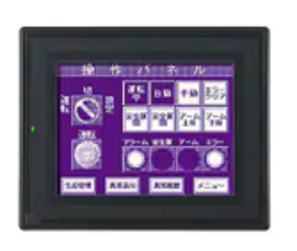 Keyence #VT2-5MB, HMI Control, High-Def, 5" QVGA STN Monochrome Touch Panel, Refurbished