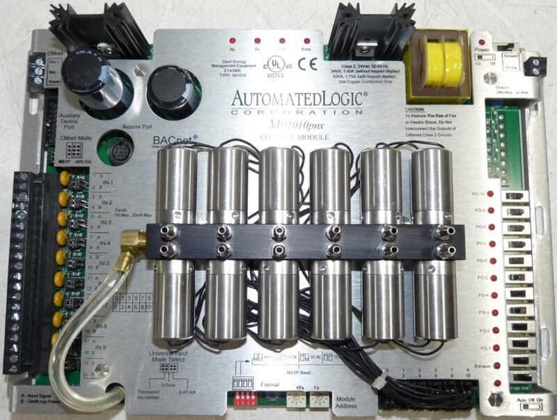 Automated Logic #M01010pnx, Control Module, 10 Analog Inputs, 10 Pneumatic Outputs, Refurbished