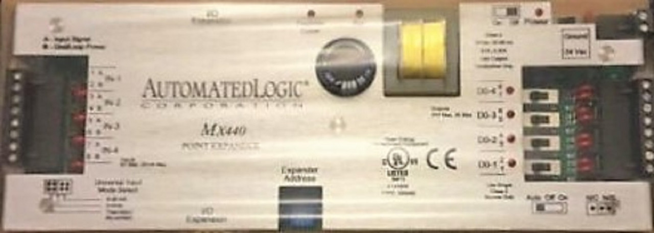 Automated Logic #MX440, M-Line Expander Control Module, 4 Dig Out, 4 Uni In, NEW