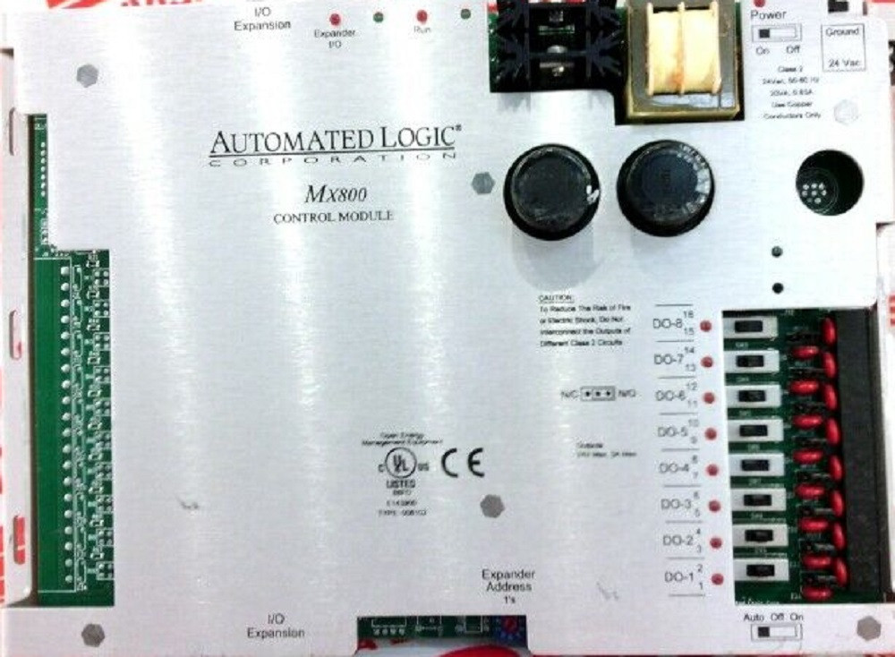 Automated Logic #MX800, M-Line Expander Control Module, 8 Digital Outputs, NEW