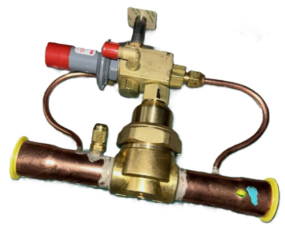 Sporlan #SORIT-12-0/100, Evaporator Pressure Regulating Valve, 25/32" Port, 1-1/8" ODF, 0 - 100 PSI., NEW