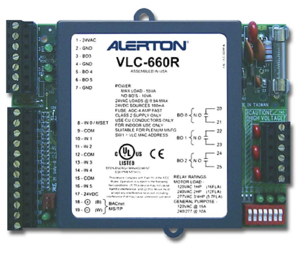 Alerton #VLC-660R, PLC Logic Controller for HVAC and Equipment, NEW