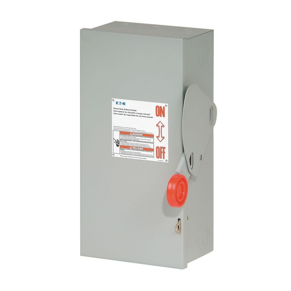 30 Amp. Eaton #DH361NRK, Enhanced Visible Blade Single-Throw Safety Switch, NEMA 3R, NEW