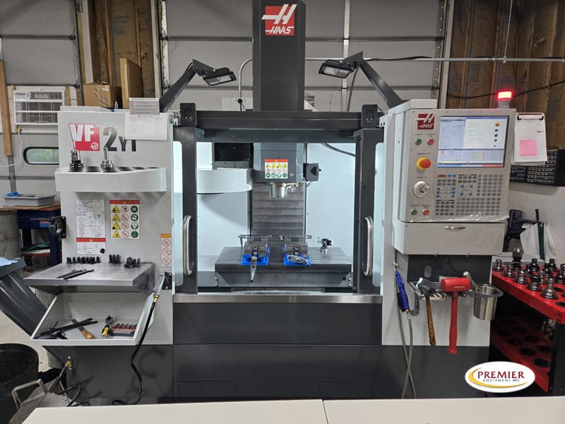 Haas #VF-2YT, CNC vertical machining center, 30" X, 20" Y, 20" Z, 36" x 18" table, 10000 RPM, #40, 30 HP, 20