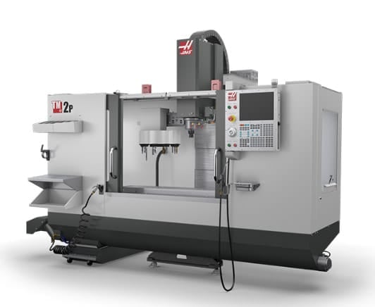 Haas #TM-2P, CNC vertical machining center, 40" X, 16" Y, 16" Z, 57.8" x 10.5" table, 6000 RPM, CT 40, 7.5