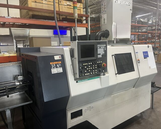 Miyano #BNA-42GTY, cnc turning center, 8-Axis, 1-5/8" bar, 11 KW, 6000 RPM, gang & turret, live tools